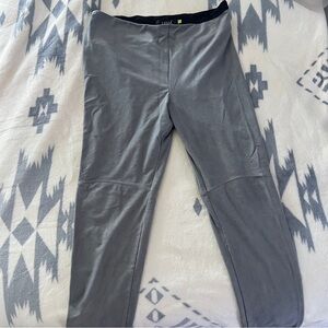 Lysse Gray Faux Suede Leggings - Size L